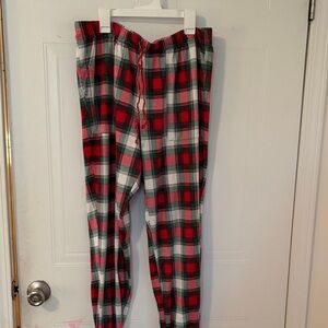 Women's Red Plaid Pajama Pants - Cozy Sleepwear